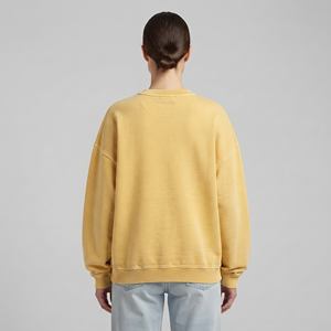 Sweat-shirts à épaules tombantes brodés effet usé pour femmes, style streetwear, coupe ample - Product Image 3