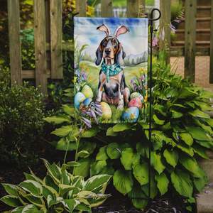 Bluetick Coonhound Easter Egg Hunt <b>Garden</b> <b>Flag</b> Multicolor Mailbox Decorative Yard Banner for Patio Artwork for Flower Beds - Product Image 2