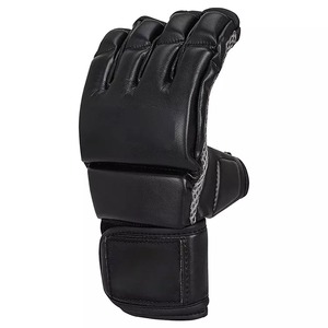 Gants de boxe en cuir artificiel de haute qualité, demi-doigts, en cuir PU, pour MMA, service OEM, confortables - Product Image 5