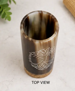 Tazas para Beber de Cuerno de Búfalo, Pulimentadas, Estilo Animal, Diseño Grabado de Árbol de la Vida, Ecológicas, Hechas a Mano, Impermeables, Duraderas y de Alta Calidad - Product Image 2