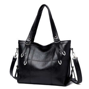 Elegante Bolso Tote de Cuero con Cierre de Cremallera, Bolso de Hombro de Gran Capacidad para Mujer, Bolso Elegante para el Trabajo Diario - Product Image 2