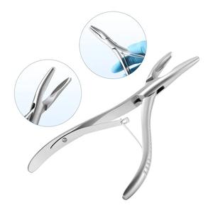 Rongeur dental curvo de acero inoxidable, pinza dental, alicate de ortodoncia, herramientas de cirugía dental - Product Image 4