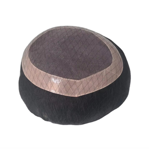 Perruque toupet à base mono en cheveux naturels pour hommes avec patchs de cheveux du Bangladesh et cheveux Taz - Product Image 1