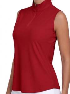 Chaleco Deportivo Ecuestre para Mujer, Top sin Mangas con Cuello Alto y Media Cremallera para Montar a Caballo y Entrenamiento - Product Image 5