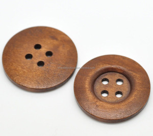Vintage Sweater Handmade Wooden Sewing <b>Buttons</b> for Shirt Flat 2 Holes 4 Holes Wooden <b>Buttons</b> Clothing Wood <b>Buttons</b> for Crafts - Product Image 1