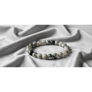 Dendrite Agate Beaded <b>Healing</b> Crystal <b>Bracelet</b>-Natural Handcrafted Wholesale India - Product Image 3