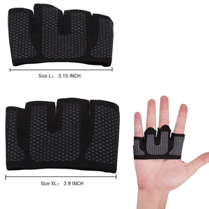 Breathable Gym Fitness Gloves with Non <b>Slip</b> Silicone Padding, Weight Lifting Workout Gloves for Training and Strength Training - Product Image 6