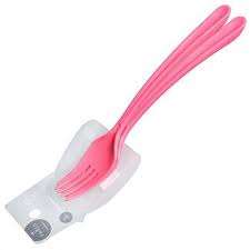 Juego de vajilla elegante Inomata Folio Fork 2P en rosa - Product Image 1