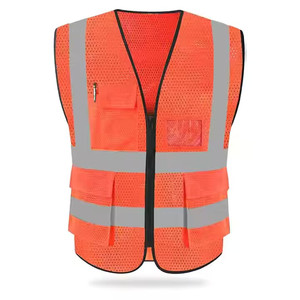 Gilet de travail haute visibilité de qualité supérieure à vendre, design léger et ajustable, conçu pour les hommes et les jeunes. - Product Image 4