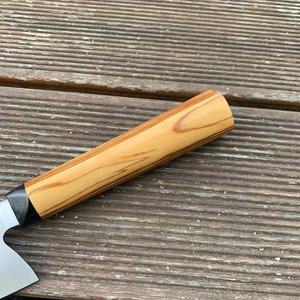 Burraq Custom Handmade Personalized Carbon Steel Chef <b>Knife</b> 8 Inch Blade 3.0mm Thickness Beautiful Wood Handle Keep Dry Care - Product Image 4