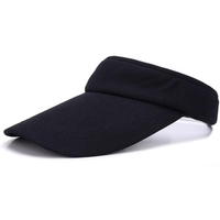 Gorra de tenis de lona ligera con visera ajustable, personalizada al por mayor, OEM, con cierre trasero, para ciclismo, correr y protección solar.