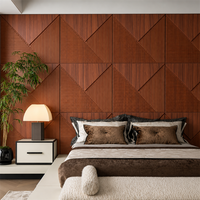 Panneaux muraux 3D en PVC imperméables décoratifs modernes pour la décoration intérieure des murs de la maison