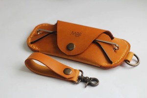 Étui à lunettes en cuir véritable au profil fin, élégant, vente en gros, livraison internationale LGC-0165 - Product Image 5