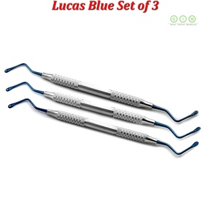 Curetas Óseas Ortopédicas Reutilizables con Mango Ergonómico para Procedimientos Quirúrgicos de Limpieza Ósea y Extracción de Tejidos - Product Image 5