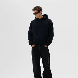 Sudadera con Capucha Extra Grande para Hombre, Moderna, Clásica y Cómoda, Manga Larga, 100% Algodón Suave, con Logotipo Personalizable Bordado, para Invierno - Product Image 1