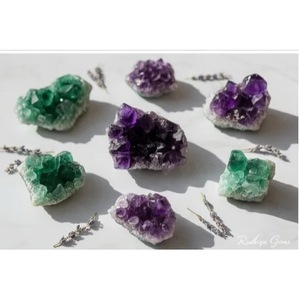 Handcrafted Natural Fluorite <b>Beaded</b> <b>Bracelet</b> Wholesale Crystal <b>Bracelets</b> & Bangles Healing Focus From India - Product Image 4