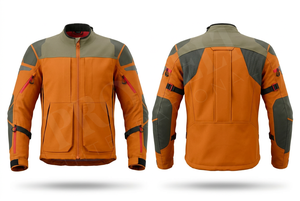 เสื้อแจ็คเก็ตมอเตอร์ไซค์ประสิทธิภาพสูง กันน้ำ ระบายอากาศได้ดี สายรัดปรับได้ กระเป๋าซิป ดีไซน์ทนทานและมีสไตล์ - Product Image 4