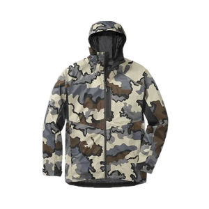 Veste de chasse personnalisée pour homme, doublée polaire avec fermeture éclair, idéale pour l'hiver et les activités extérieures, avec logo frontal et poignets. - Product Image 1