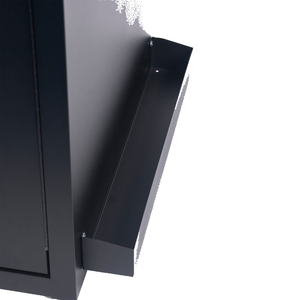 Matte Black Powder Coated Steel 2 Drawer Tool <b>Cabinet</b> Family keywords: for Garage Workshop Storage Use - Product Image 2