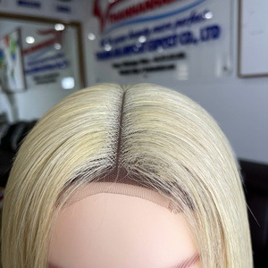 Perruques abordables en cheveux humains blonds, perruques frontales en dentelle HD transparente 13x6, cheveux humains bruts pour revendeurs - Product Image 5