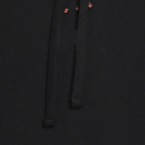 Sudadera con Capucha Negra para Hombre, Corte Holgado, Algodón French Terry, Estilo Casual para Otoño, con Diseño de Bolsillo - Product Image 5