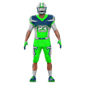 Uniforme de Fútbol Americano Personalizado al por Mayor, Nuevo Estilo, Secado Rápido, Transpirable, Ropa Deportiva - Product Image 4