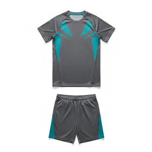 Factory Wholesale Compression Uniform Anti Odor Breathable Sportswear Suit Custom Men Weightlifting Gym Training Set - Product Image 1