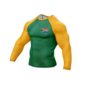 BEST Tran Sports Short <b>Sleeve</b> MMA Rash Guard-Customized Color/Size Breathable Comfortable Customized Logo OEM Service for Men - Product Image 2