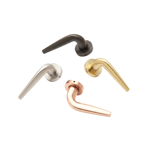 Designer Brass Door <b>Handle</b> Set with Mortise <b>Lock</b> | Luxury Lever <b>Handles</b> for Interior Doors | Hardware for Home & Hotel Decor - Product Image 1