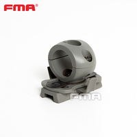 Adaptateur de rail à pince unique en nylon FMA, pince pour lampe de casque, accessoires tactiques de chasse TB371