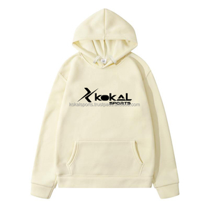 Sudadera con Capucha Kokal Sports para Hombre y Mujer, de Algodón/Poliéster, Invierno, Casual, Manga Larga, Talla Grande, Estampado Digital Sólido - Product Image 4