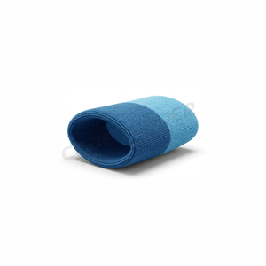 Bandeau de sport tricoté bicolore de 4,5 cm de large, ajustement universel, couleur unie, pour l'exercice, le fitness, la course à pied, toutes saisons - Product Image 3