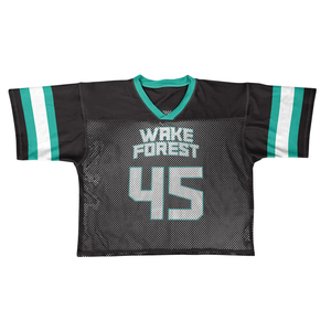 Camiseta de Lacrosse SINEWY SPORTS Wasp Verde Malla 100% Poliéster Número 01 Cuello en V Manga Corta Transpirable Impresión por Transferencia de Calor - Product Image 3