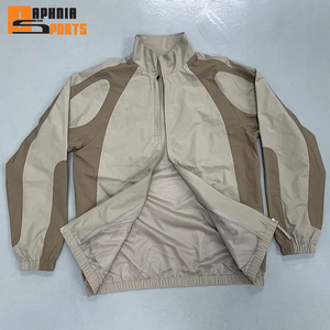 Conjunto de Chándal de Dos Piezas Personalizado para Invierno, Estampado, Transpirable, Impermeable, Cortavientos, con Capucha, Cierre de Cremallera y Cintura Elástica - Product Image 3