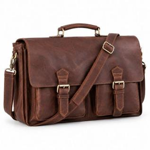 Bolso Bandolera Vintage, Maletín para Portátil, Bolso de Trabajo Unisex, Bolso de Viaje Hecho a Mano, Bolso de Oficina, Ideas de Regalo para Uso Diario, 24 Pulgadas - Product Image 6