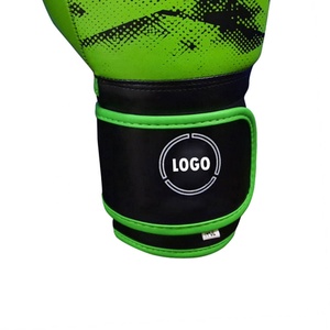 Personalizar negro profesional guantes de entrenamiento de boxeo de alta calidad personalizado barato guantes de boxeo para el entrenamiento de boxeo - Product Image 4
