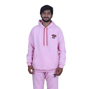 Sudadera con capucha y sudaderas de lana de manga larga para hombre de otoño e invierno, nueva moda, estilo callejero, logotipo personalizado, estampado suelto, teñido liso - Product Image 1