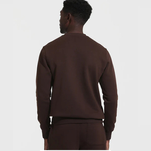 Sweat-shirt personnalisé en coton peigné 100% ringspun à col rond, molleton haute densité, vierge - Product Image 4
