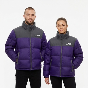 Customized Oversized Cotton Filled Hooded Windproof Eco-Friendly Winter <b>Jacket</b> Casual Logo Men'<b>s</b> - Product Image 2