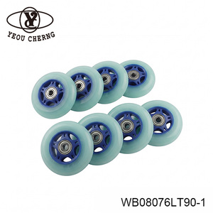 Rueda de Scooter Azul Claro con Núcleo Azul WB08076LT90-1 YEOU CHERNG - Product Image 3