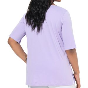 Camiseta Oversize de Algodón 100% Pesado para Mujer, al por Mayor, con Hombros Caídos, Estilo Deportivo, Tallas Grandes, OEM ODM - Product Image 5