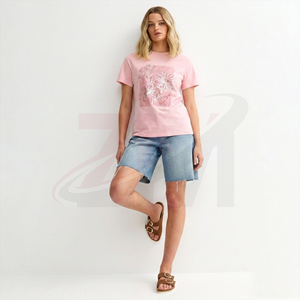 Camiseta Informal Transpirable para Actividades al Aire Libre y Estilo Moderno, Camiseta Estampada para Mujer, Ropa de Moda para el Día a Día - Product Image 4