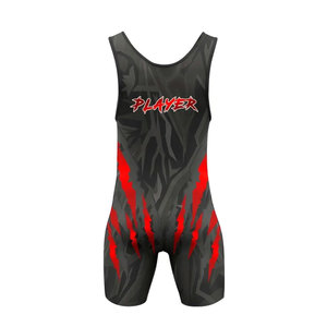 Wrestling <b>Singlets</b> Unisex Power Lift <b>Weightlifting</b> Stretch 100% Polyester <b>Singlet</b> Wrestling Suit Wholesale OEM Service - Product Image 3