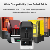 Resin Standar Warna Merah UV Curing KEJIA 405nm, Susut Rendah, Kekerasan Tinggi, Resin Fotopolimer Standar untuk Printer LCD DLP