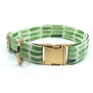 Solid Color Nylon Dog Collar Adjustable Buckle Closure Simple Style for Dogs All Seasons - Product Image 2
