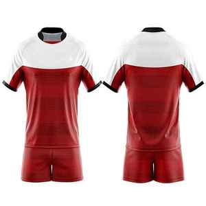 Uniformes de Rugby de Alta Calidad con Estampado por Transferencia de Calor, 100% Algodón, Elásticos en Cuatro Direcciones, Ropa Deportiva Personalizada con el Último Diseño - Product Image 1
