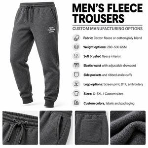 Pantalones Casuales de Hip Hop para Hombre, 350 g/m², Pantalones Deportivos Holgados, Pantalones Rectos de Forro Polar, Pantalones con Logotipo Personalizado - Product Image 6