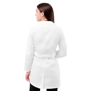 Unisex Classic White Cotton <b>Scrub</b> <b>Sets</b> with Jersey Fabric Needle Detection Professional Medical Nurse Uniform for Hospital Use - Product Image 3