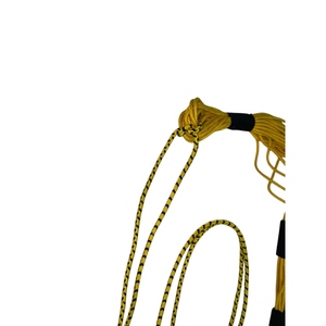 Aiguillette Militar Amarilla y Negra Trenzada para Uniforme Ceremonial - Product Image 5