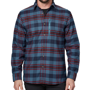 Chemise en flanelle à carreaux classique pour homme, en coton doux, manches longues, boutonnée, décontractée, pour tous les jours, style outdoor et confortable - Product Image 5